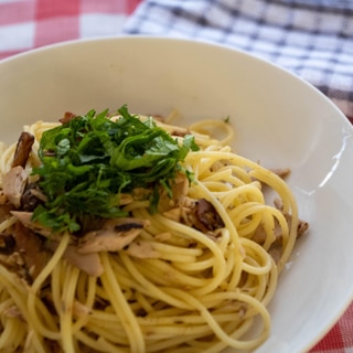 高知県産 焼きかつおの和風ペペロンチーノ